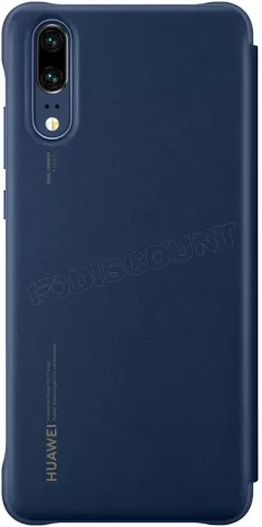 Photo de Étui de protection à rabat Huawei P20 (Bleu)