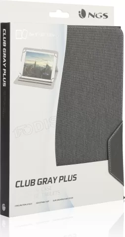 Photo de Étui de protection à rabat NGS pour tablettes 10"max (Gris)