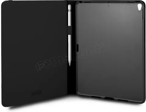 Photo de Étui de protection à rabat Urban Factory Weedee pour iPad Air 10,2" Avec stylet et verre de protection (Noir)