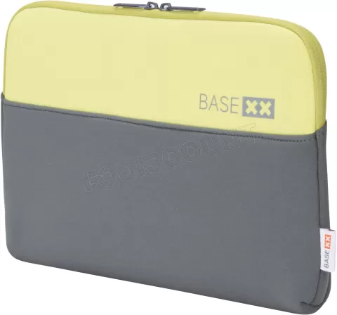 Photo de Étui de protection (Housse) Dicota Base XX (S) pour ordinateur portable 11,6" max (Gris/Jaune)