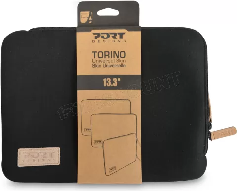 Photo de Étui de protection (Housse) Port Designs Torino pour ordinateur portable 13,3"max (Noir)