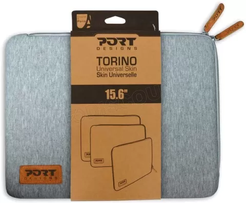 Photo de Étui de protection (Housse) Port Designs Torino pour ordinateur portable 15,6"max (Gris)