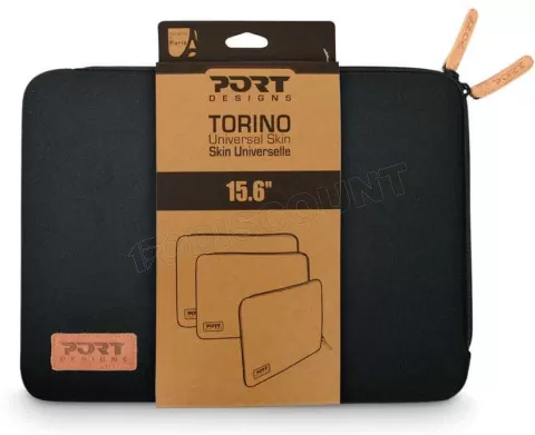 Photo de Étui de protection (Housse) Port Designs Torino pour ordinateur portable 15,6"max (Noir)