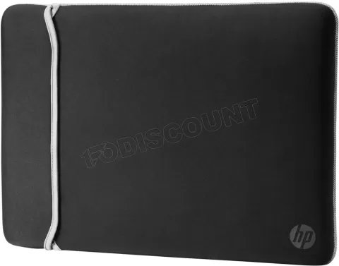 Photo de Étui de protection (Housse) réversible HP pour ordinateur portable 14" max (Noir/Argent)