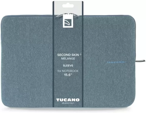 Photo de Étui de protection (Housse) Tucano Mélange pour ordinateur portable 15,6" max (Bleu)