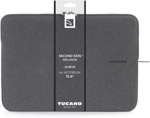 Photo de Étui de protection (Housse) Tucano Mélange pour ordinateur portable 15,6" max (Gris)
