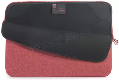 Photo de Étui de protection (Housse) Tucano Mélange pour ordinateur portable 15,6" max (Rouge)