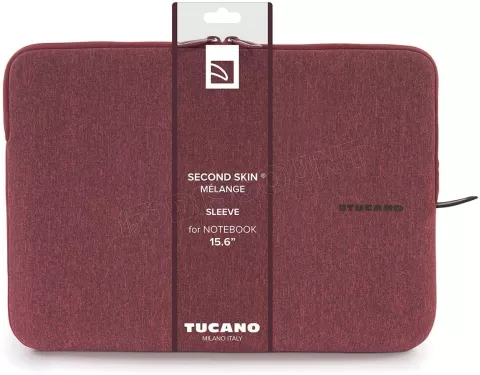 Photo de Étui de protection (Housse) Tucano Mélange pour ordinateur portable 15,6" max (Rouge)