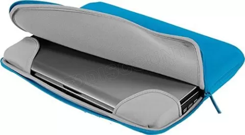 Photo de Étui de protection (Housse) Tucano Second Skin Colore pour ordinateur portable 15.6" max (Bleu)
