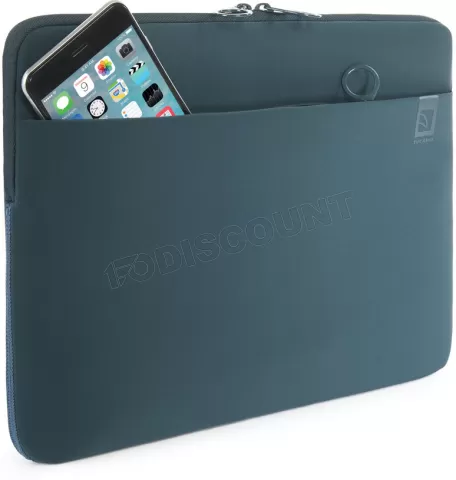Photo de Étui de protection (Housse) Tucano Top pour ordinateur portable 15,6" max (Bleu)