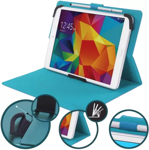 Photo de Étui de protection (Housse) universelle Tucano Facile Plus pour tablette 10" (Bleu)