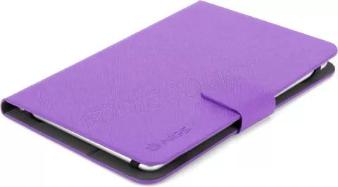 Photo de Étui de protection universelle à rabat NGS Papiro pour tablettes 8"max (Violet)