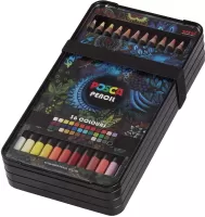 Photo de Etui en métal de 36 crayons de couleurs Posca