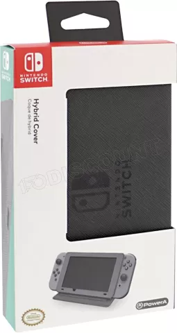 Photo de Etui rigide PowerA Hybrid Cover pour Console Nintendo Switch (Noir)