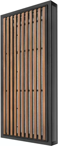 Photo de Façade Vertical Aerodeck Lian Li pour boitiers B4 (Noir/Bois)