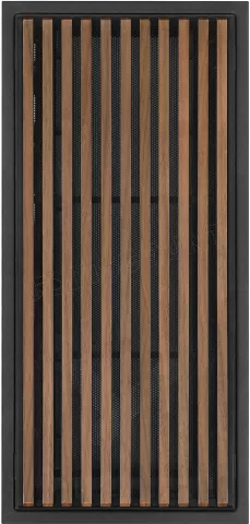 Photo de Façade Vertical Aerodeck Lian Li pour boitiers B4 (Noir/Bois)