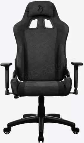 Photo de Fauteuil Arozzi Avanti SoftFabric (Gris)