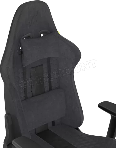 Photo de Fauteuil Corsair TC100 Relaxed (Noir/Gris)