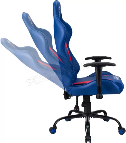 Photo de Fauteuil Gamer Subsonic Paris Saint Germain (Bleu/Rouge)