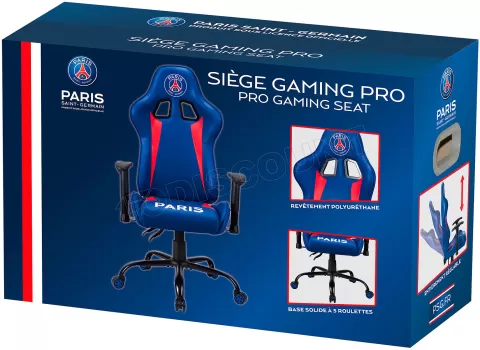 Photo de Fauteuil Gamer Subsonic Paris Saint Germain (Bleu/Rouge)