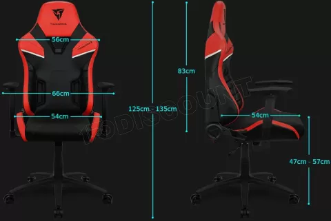 Photo de Fauteuil Gamer ThunderX3 TC5 (Noir)