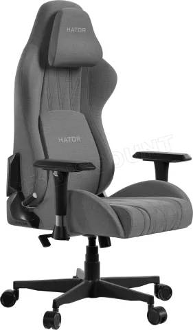 Photo de Fauteuil Hator Darkside 3 Fabric - Taille M (Gris)