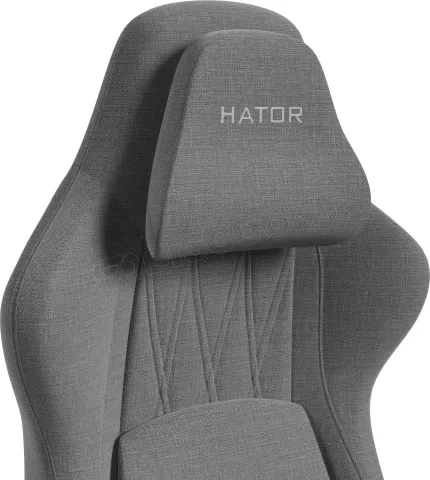 Photo de Fauteuil Hator Darkside 3 Fabric - Taille M (Gris)
