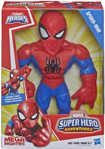 Photo de Figurine Hasbro - Playskool Heroes : Mega Mighties Marvel SpiderMan (25cm)