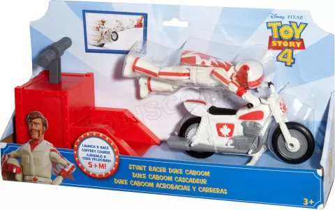 Photo de Figurine Mattel Toy Story 4 - Duke Caboom et sa moto Boom Boom Bike (15cm)