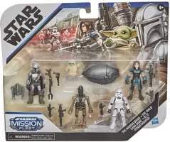 Photo de Figurines Hasbro Star Wars Mission Fleet Le Mandalorian 10cm
