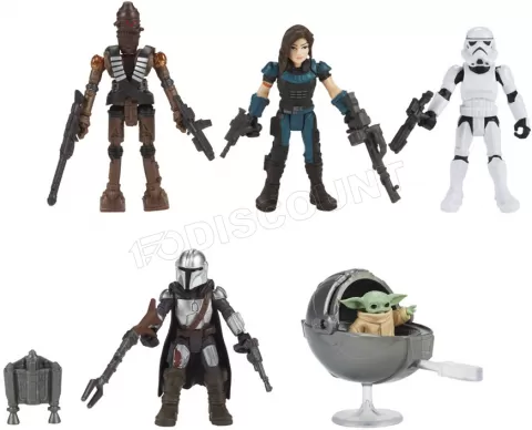 Photo de Figurines Hasbro Star Wars Mission Fleet Le Mandalorian 10cm