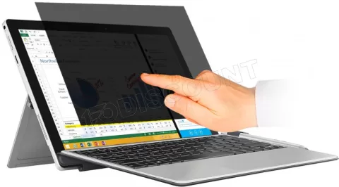 Photo de Filtre de confidentialité 2D Port Designs Touchscreen pour écran tactile 15,6" (16:9) (Noir)