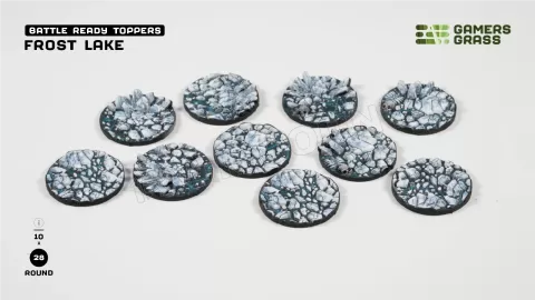 Photo de Gamers Grass - Frost Lake : Round 28mm (x10)