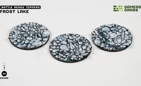 Photo de Gamers Grass - Frost Lake : Round 50mm (x3)