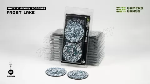 Photo de Gamers Grass - Frost Lake : Round 60mm (x2)
