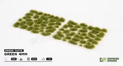 Photo de Gamers Grass - Green 4mm : Wild