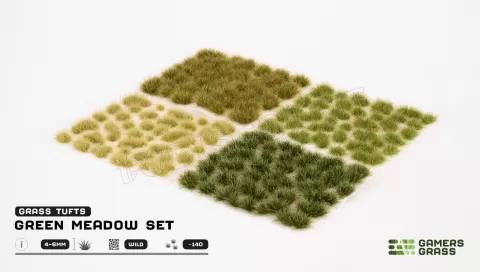 Photo de Gamers Grass - Green Meadow Set