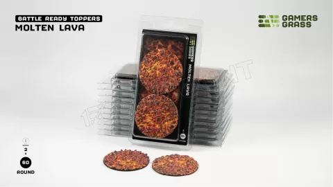 Photo de Gamers Grass - Molten Lava : Round 60mm (x2)