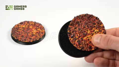 Photo de Gamers Grass - Molten Lava : Round 60mm (x2)
