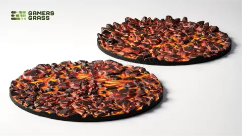 Photo de Gamers Grass - Molten Lava : Round 60mm (x2)