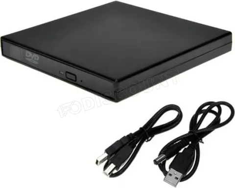 Graveur DVD externe MCL Samar LG-USB2 (Noir) à prix bas