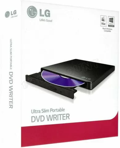Photo de Graveur DVD externe slim Hitachi/LG GP57 (Noir)
