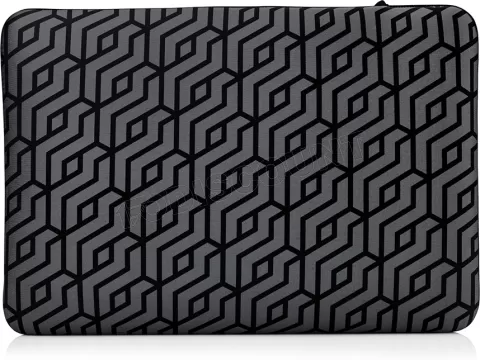 Photo de Housse de protection HP pour notebook 14" Néoprène réversible (Gris a motif)