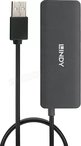 Photo de Hub USB 2.0 Lindy - 4 ports type A (Noir)