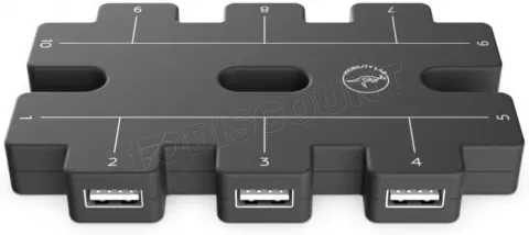 Photo de Hub USB 2.0 Mobility Lab 10 ports (Noir)