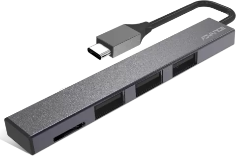 Photo de Hub USB 2.0 Type C Advance Xpand Smart - 3 ports Type A + lecteur Micro-SD