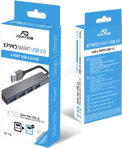Photo de Hub USB 3.0 Advance Xpand Smart - 4 ports
