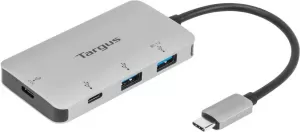 Photo de Hub USB 3.0 type-C Targus 2 ports + 2 ports USB Type C(Gris)