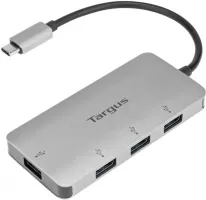 Photo de Hub USB 3.0 type-C Targus 4 ports USB Type A (Argent)