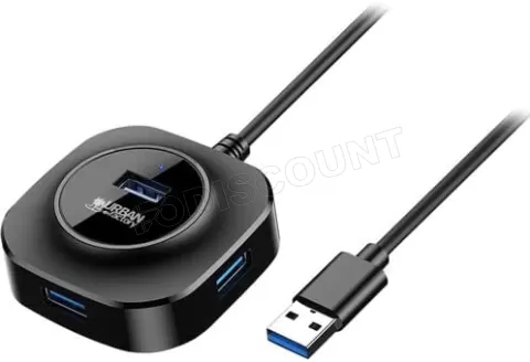 Hub USB 3.0 4 Ports / Noir